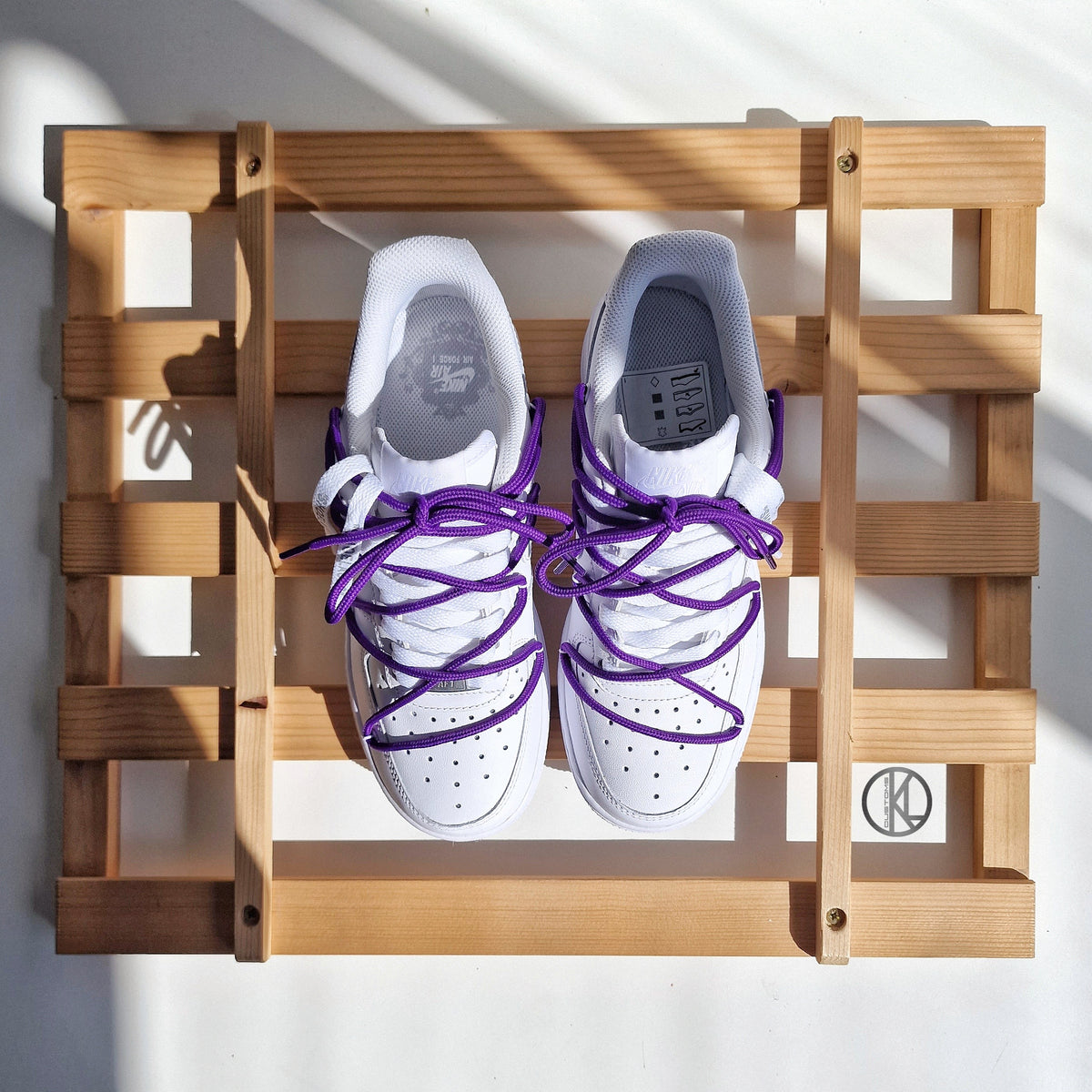 Nike Air Force 1 Low 'Crossover Lace' (PURPLE) – KLcustoms