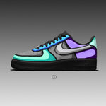 Nike Air Force 1 Cartoon Shadow ‘Pastel Black’ V2  PRE-ORDER ONLY!