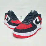 Nike Air Force 1 'Bred Toe' (Glitter)