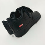 Nike Air Force 1 Supreme 'Black on Black Rope'