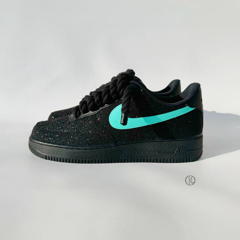 Nike Air Force 1 Low 'Tiffany Rope' (Glitter) UK 9/US 10 READY TO SHIP