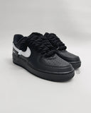 Nike Air Force 1 Supreme 'Black/White Black Rope'