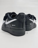 Nike Air Force 1 Supreme 'Black/White Black Rope'