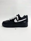Nike Air Force 1 Supreme 'Black/White White Rope'