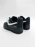 Nike Air Force 1 Supreme 'Black/White White Rope'