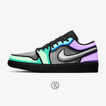 Jordan 1 Low Cartoon Shadow 'Pastel Black'