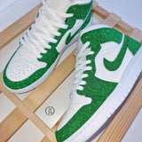 Jordan 1 Mid 'Glittered panels'