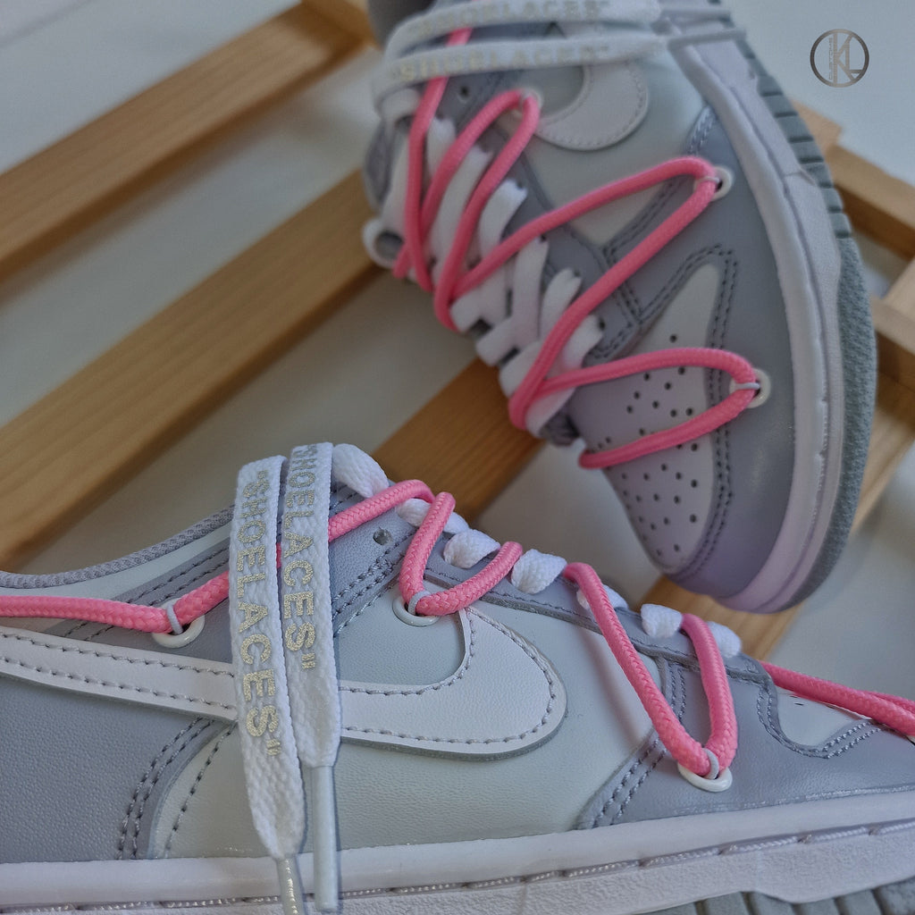 pink off white dunks